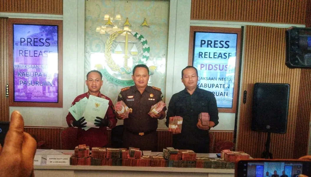 Kejari Pasuruan Berhasil Selamatkan Uang Negara Rp2,55 Miliar dari Kasus Dugaan Korupsi Dana Hibah Pendidikan