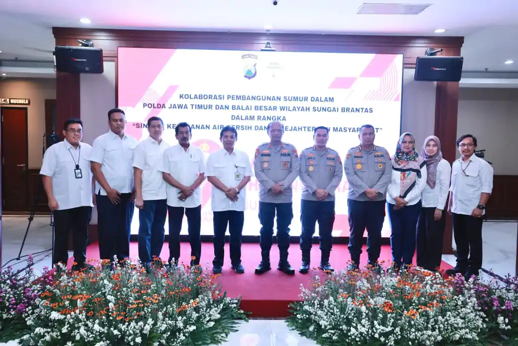 Kolaborasi Polda Jatim dan BBWS Brantas di Hari Bhayangkara ke -79: Bangun Sumur Bor Dukung Efisiensi Air dan Ketahanan Pangan