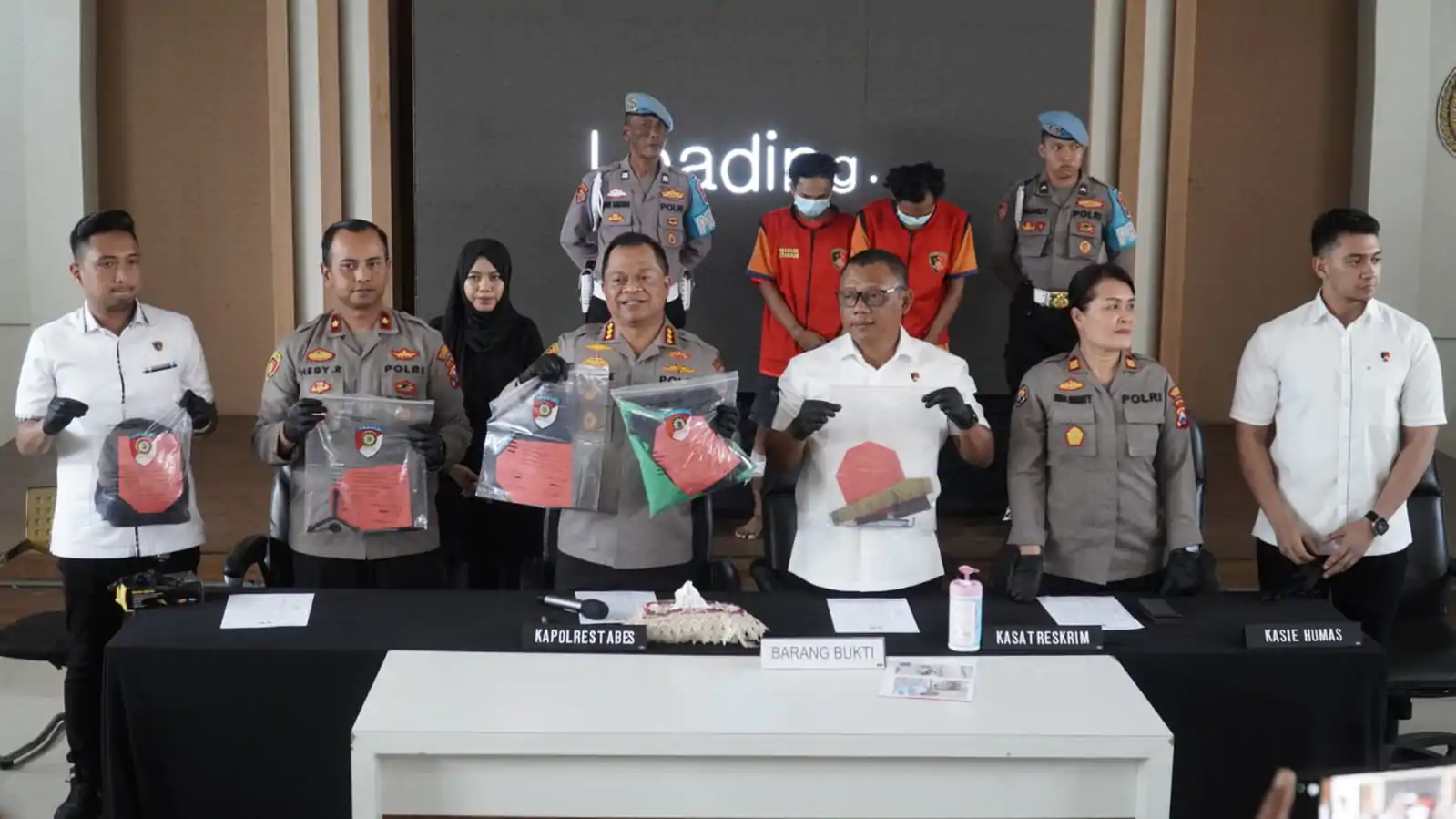 Polrestabes Surabaya Berhasil Amankan Dua Tersangka Curanmor Sasar 3 TKP