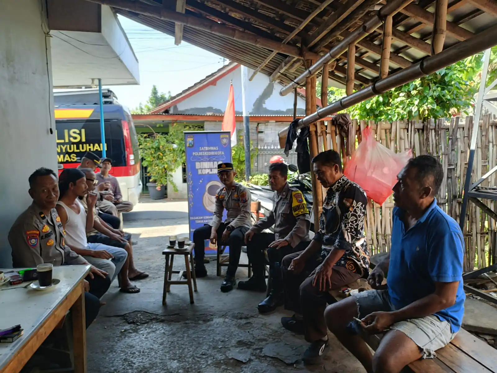Polres Kediri Kota Ajak Warga Jaga Kamtibmas Melalui Program Gas Kopling