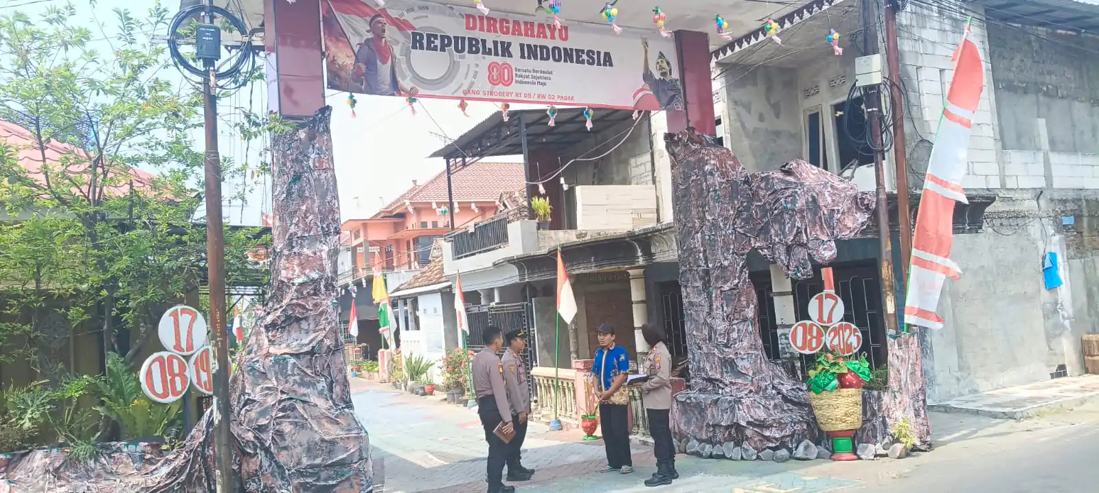 Polres Pasuruan Gelar Lomba Hias Kampung Bersama Stakeholder Peringati HUT RI ke-80