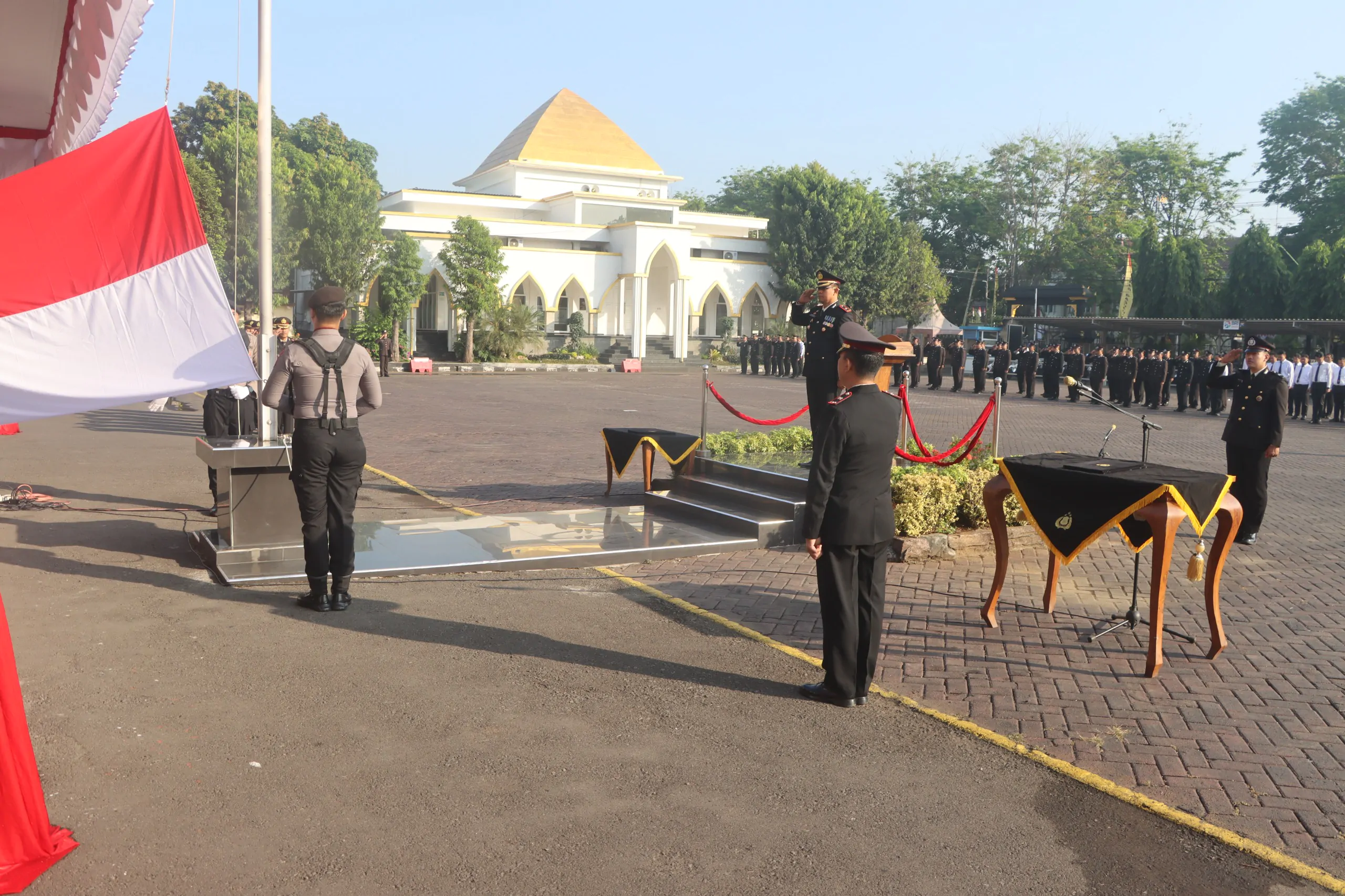 Upacara HUT ke-80 RI, Pesan Kapolres Pasuruan: Jaga Persatuan dan Keamanan Bangsa