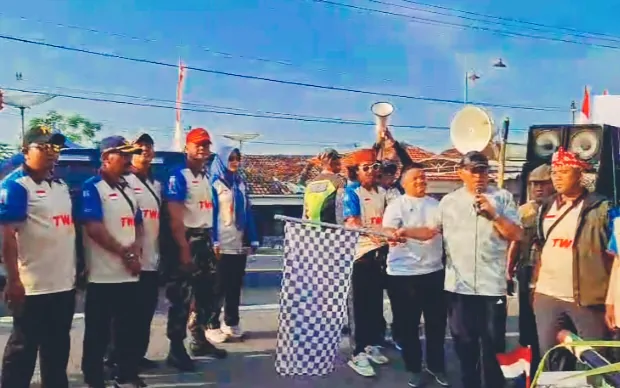 Artis Tiktok Warnai Kemeriahan HUT Kemerdekaan Republik Indonesia Ke-80 PHBN Desa Sukokerto Kecamatan Pajarakan