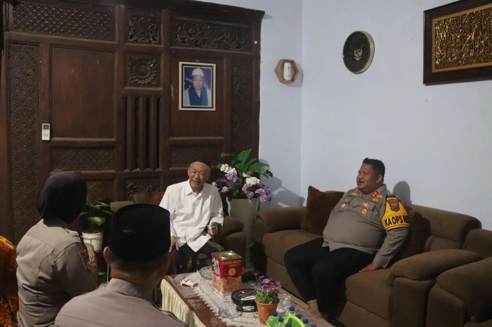 Kapolres Pasuruan Bersilaturahmi Tokoh Agama Minta Doa dan Memperkuat Stabilitas Kamtibmas
