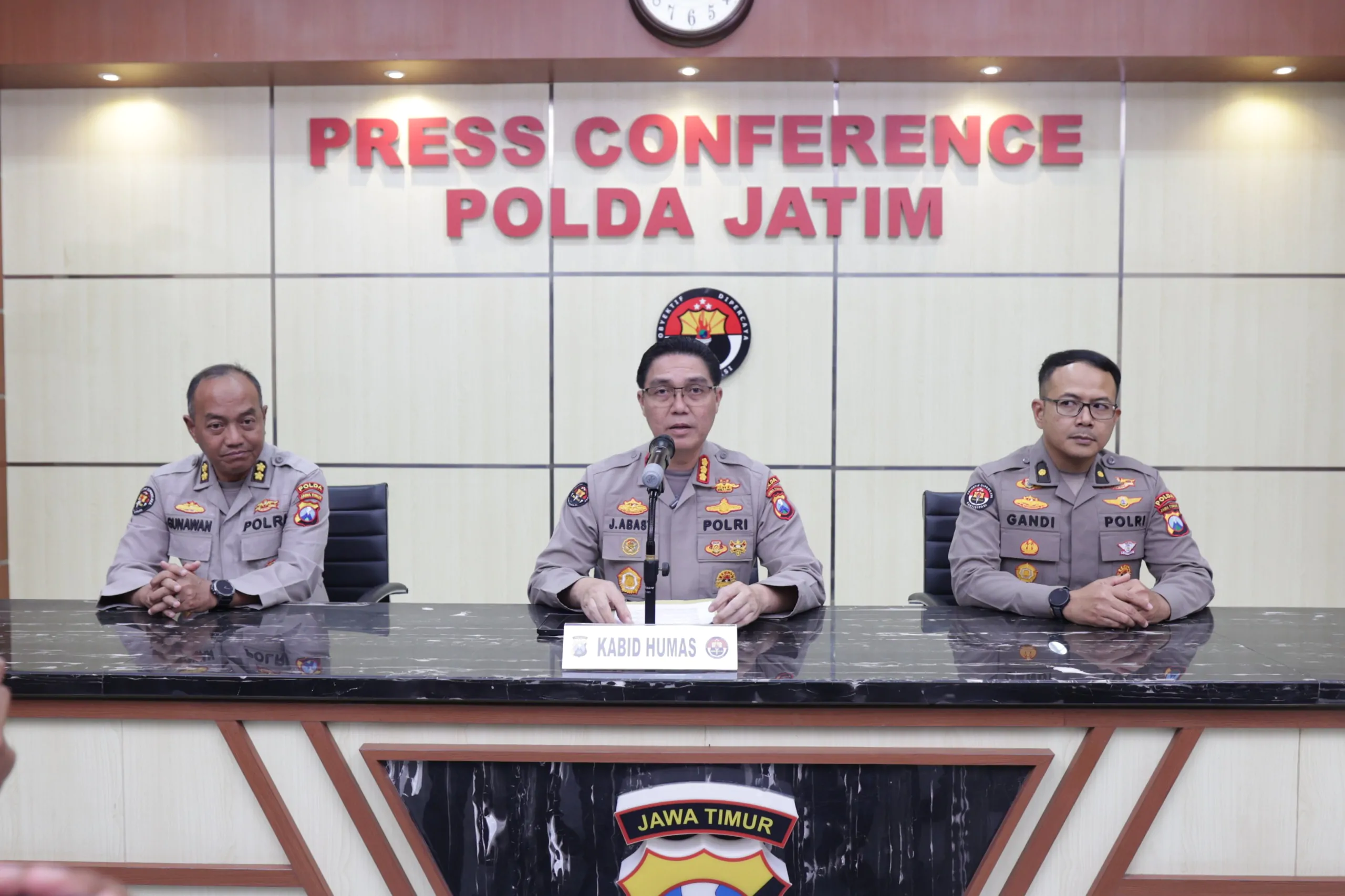 Polda Jatim Tindak Tegas Aksi Anarkis Kerugian Capai Rp124 Miliar, 580 Orang Diamankan