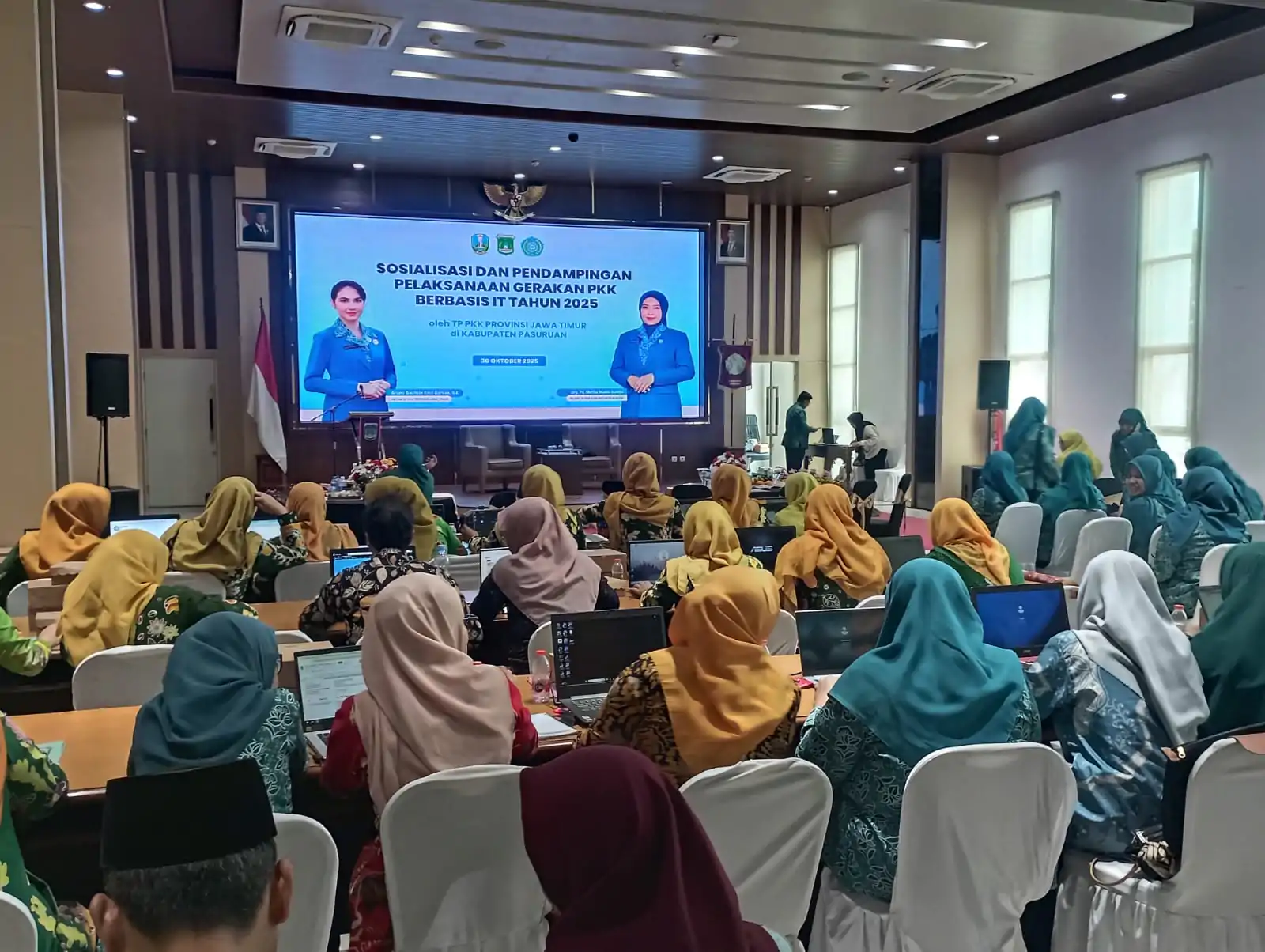 Ketua PKK Arumi Bachsin Kunjungi Kabupaten Pasuruan: Dorong Modernisasi Gerakan PKK Berbasis IT