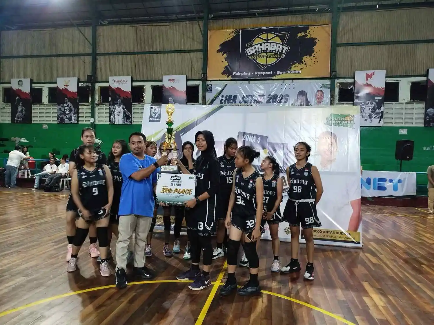 Cabor Basket Kabupaten Probolinggo Mengejutkan, Raih Juara 3 Liga Basket Jawa Timur 2026 di Banyuwangi 
